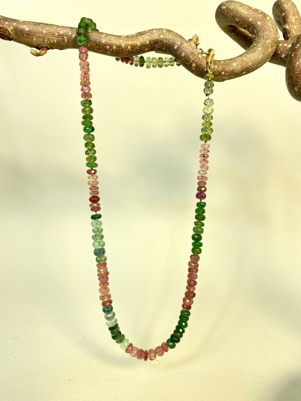 girocollo di tormaline colorate - immagine 2