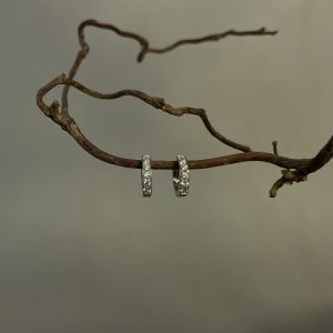 Orecchini in oro bianco con diamanti