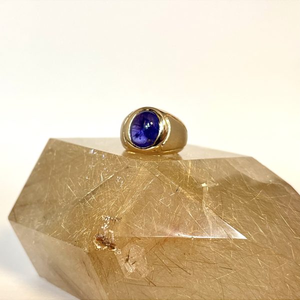 anello con tanzanite